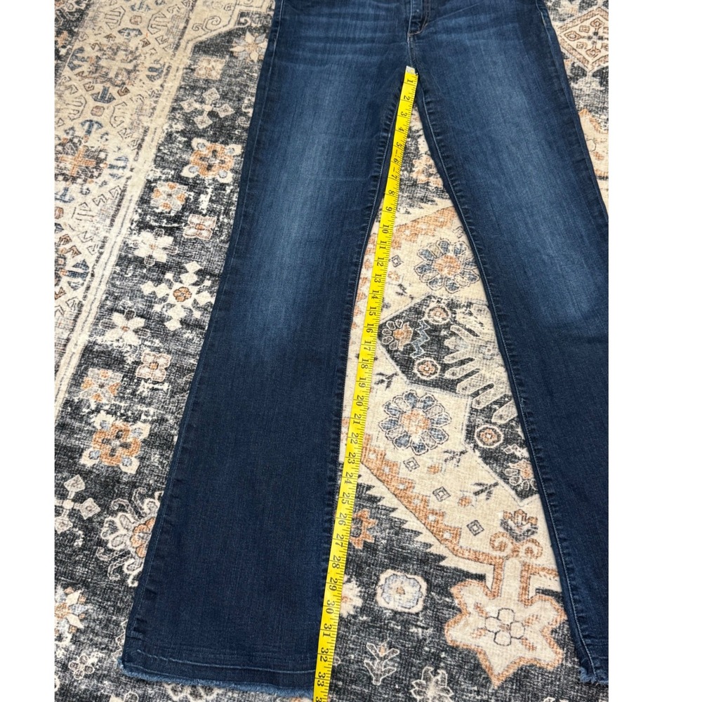 Joe's Jeans Jessica‎ Flare Dark Wash Denim Women's Size 29 Western Boho Y2K - Picture 3 of 8